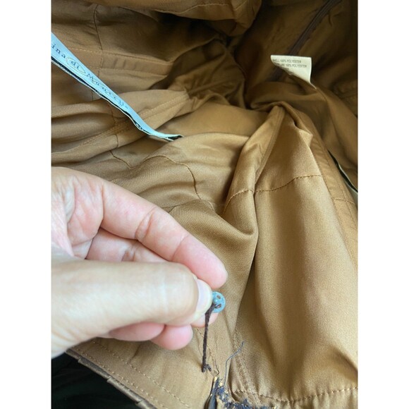 Rina Di Montella Sz 16 Brown Beaded Sequin Ballgown Steampunk Whimsigoth Dress - Picture 6 of 15